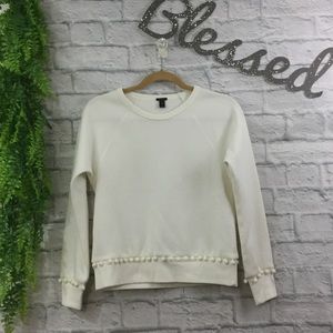 J. Crew Pom Pom Sweater